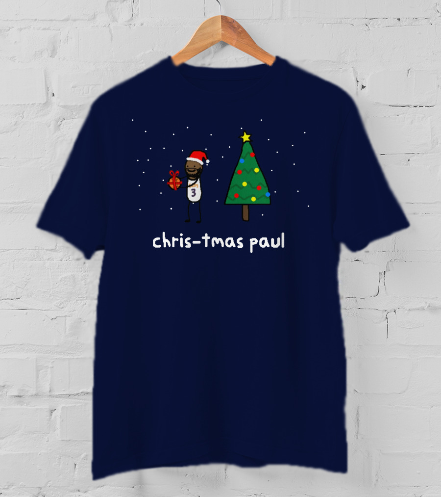 Chris-tmas Paul Holiday Merch NBA Paint Swea T-Shirt