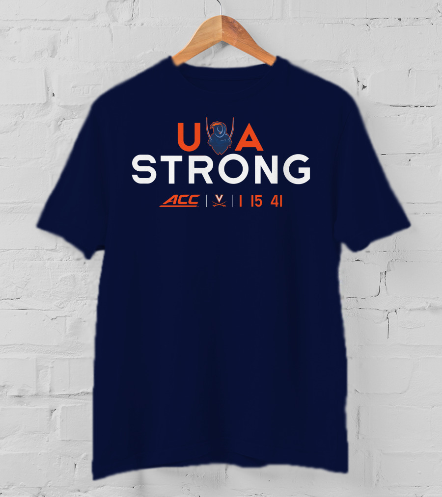UVA Strong ACC Cavaliers 1 15 41 T-Shirt