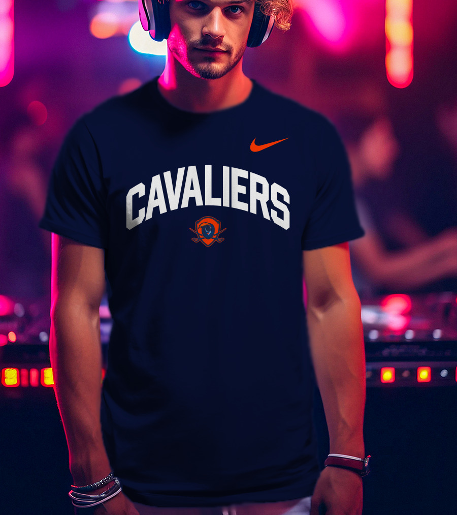 Cavaliers UVA Logo Robert Saleh T-Shirt