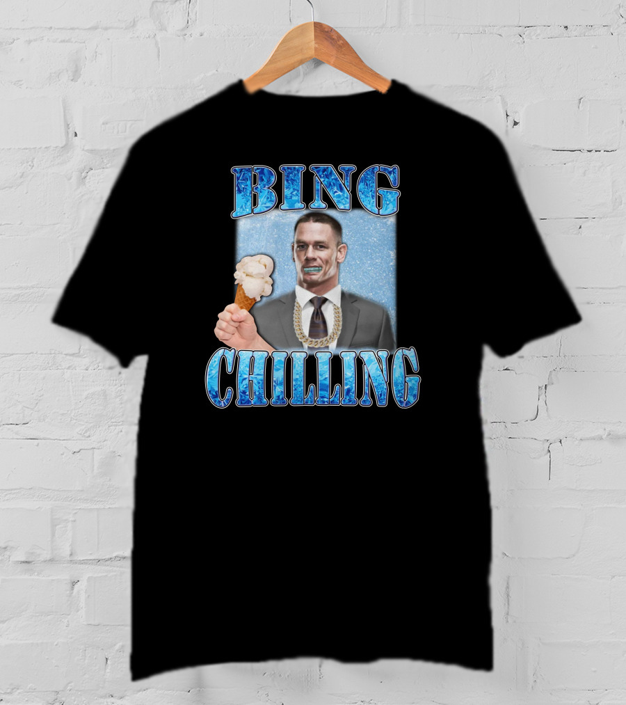 Hard Merch Bing Chilling Ice Cream Suit John Cena T-Shirt
