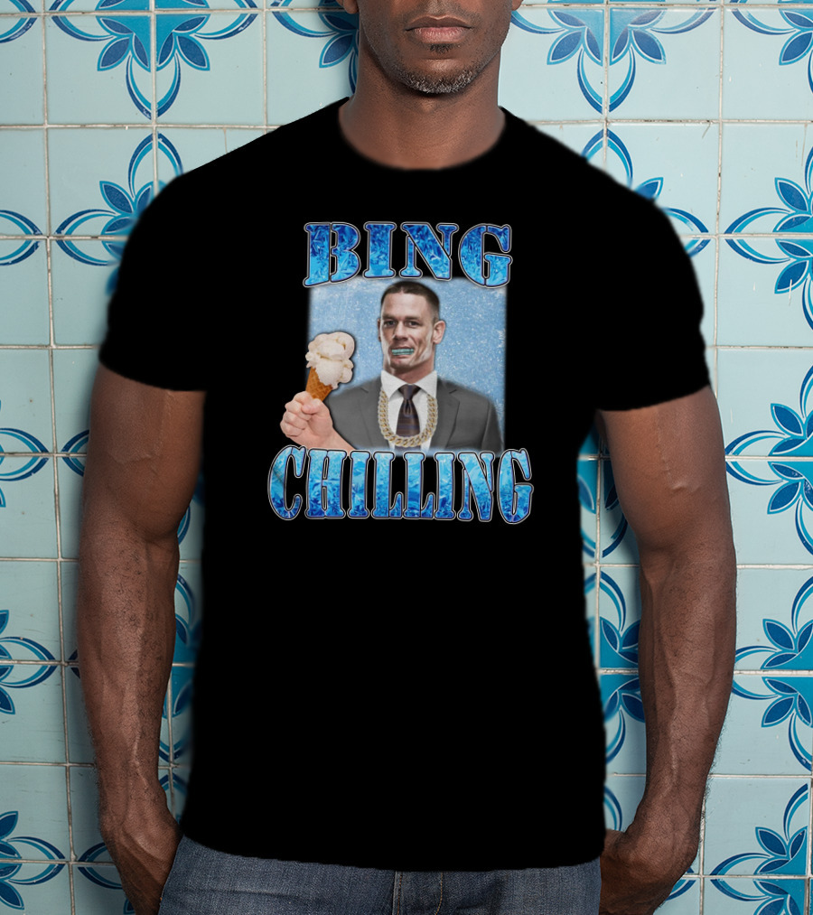 Hard Merch Bing Chilling Ice Cream Suit John Cena T-Shirt