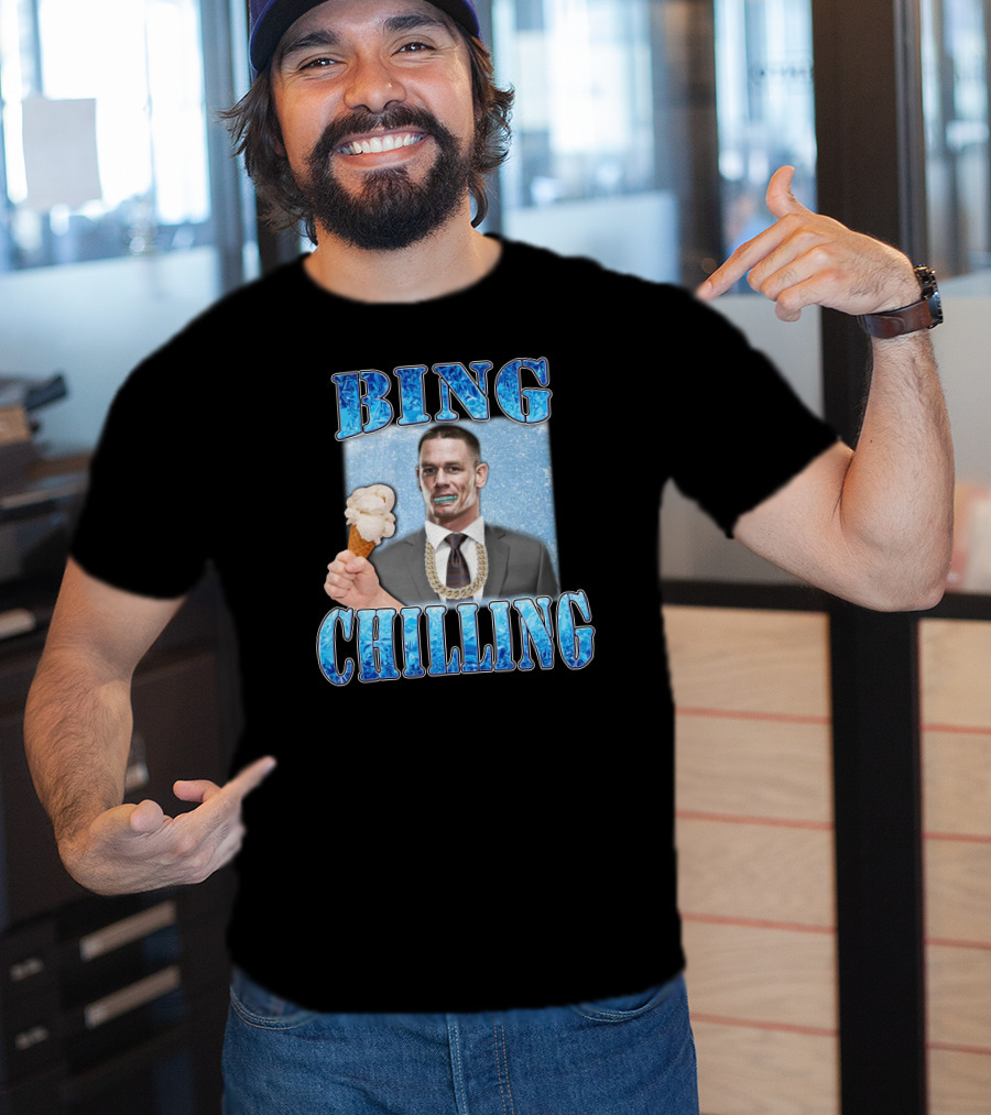 Hard Merch Bing Chilling Ice Cream Suit John Cena T-Shirt
