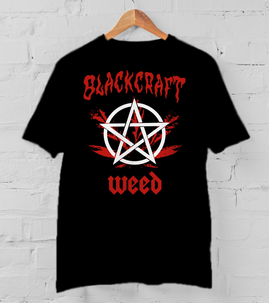 Blackcraft Weed Pentagram Leaf T-Shirt