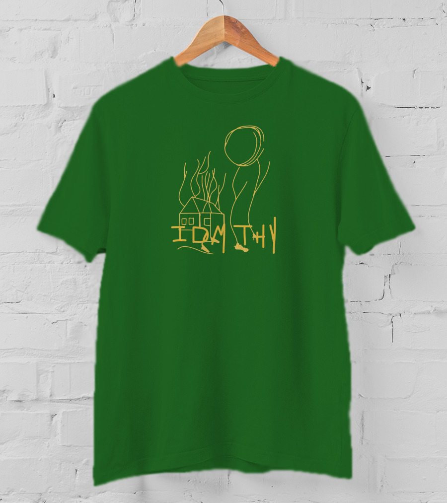 IDMTHY Out Now Drawing House Sun Scene T-Shirt
