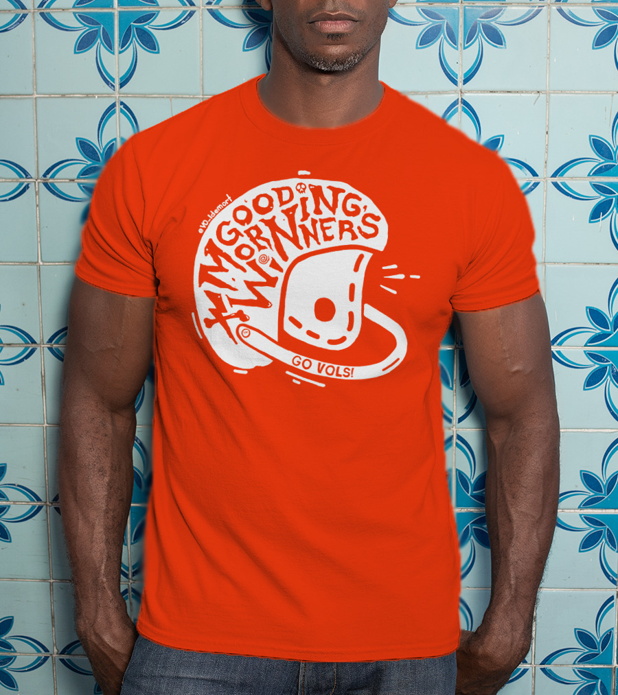 Good Morning Winners Go Vols Football Helmet T-Shirt