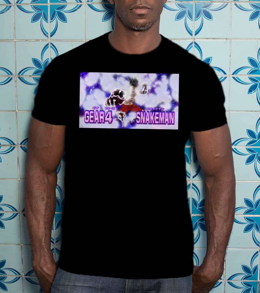 Gear 4 Snakeman Power Anime Character Luffy T-Shirt