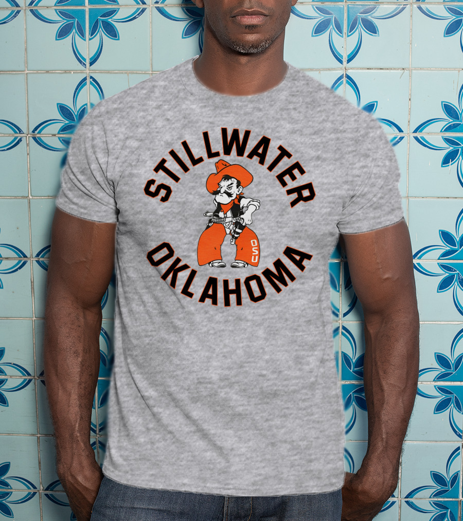 Charlie Hustle Merch Stillwater Oklahoma OSU Cowboy T-Shirt