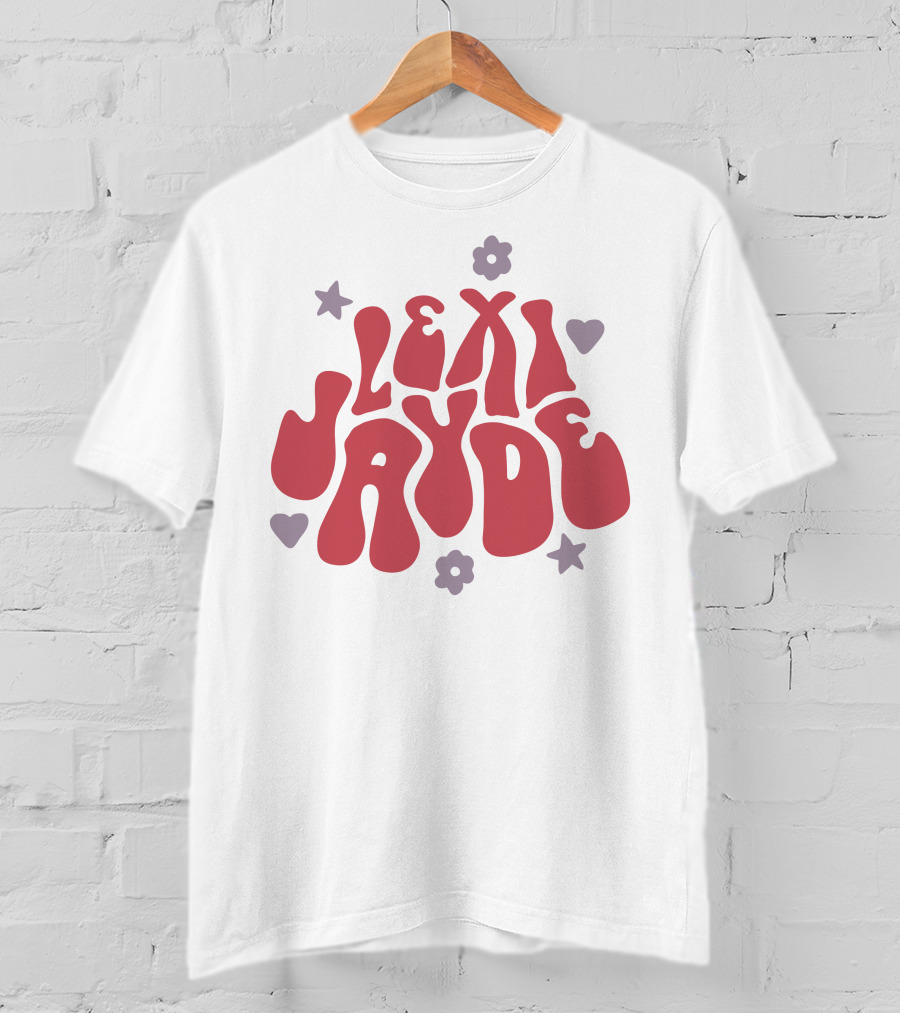 Lexi Jayde Retro Flower Heart Star Elements T-Shirt