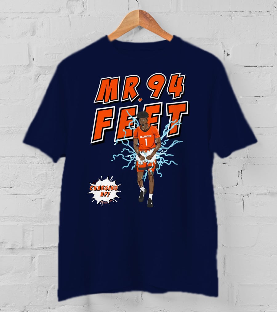 Illinois MR. 94 FEET Charging Up T-Shirt