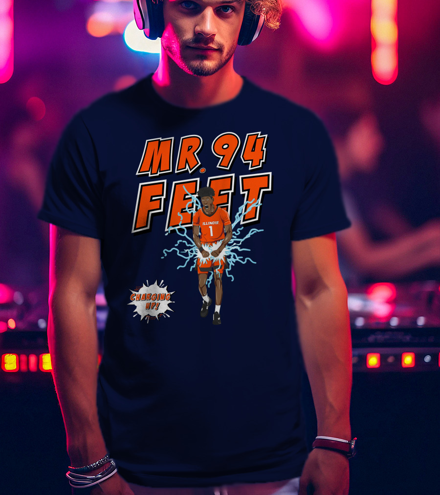 Illinois MR. 94 FEET Charging Up T-Shirt