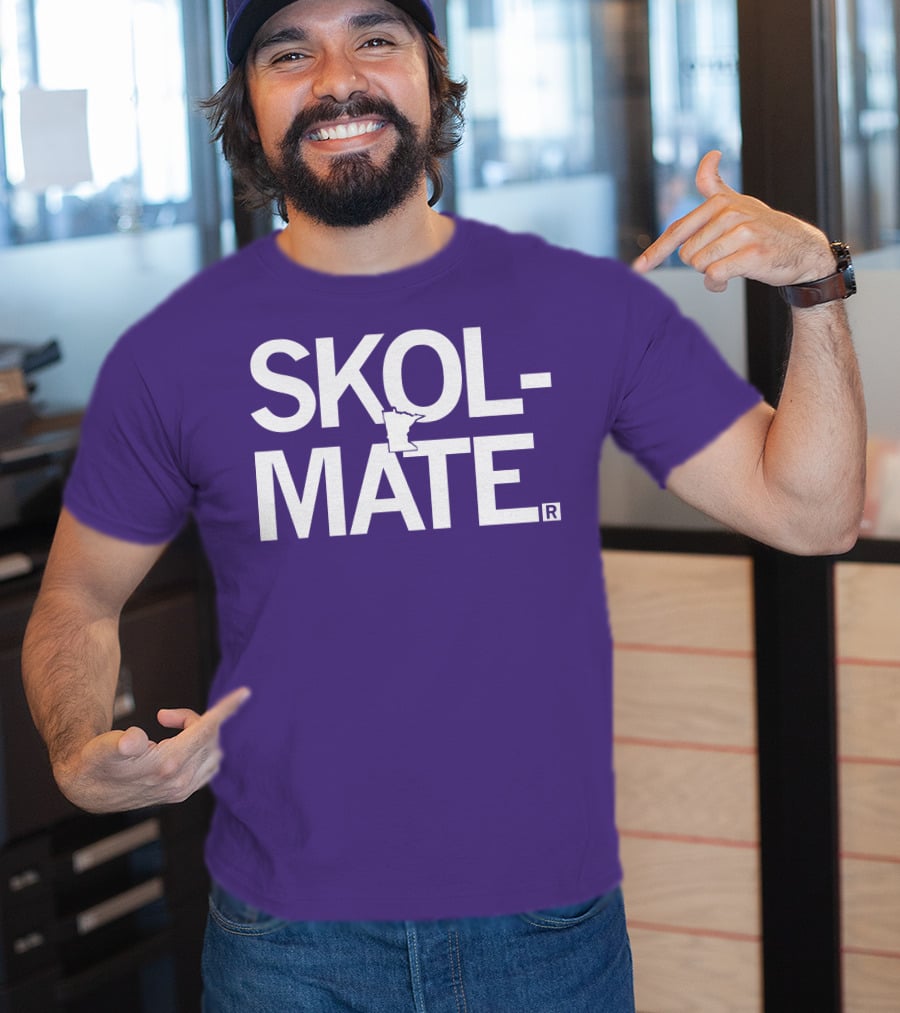 SKOL MATE Minnesota Vikings Fan T-Shirt