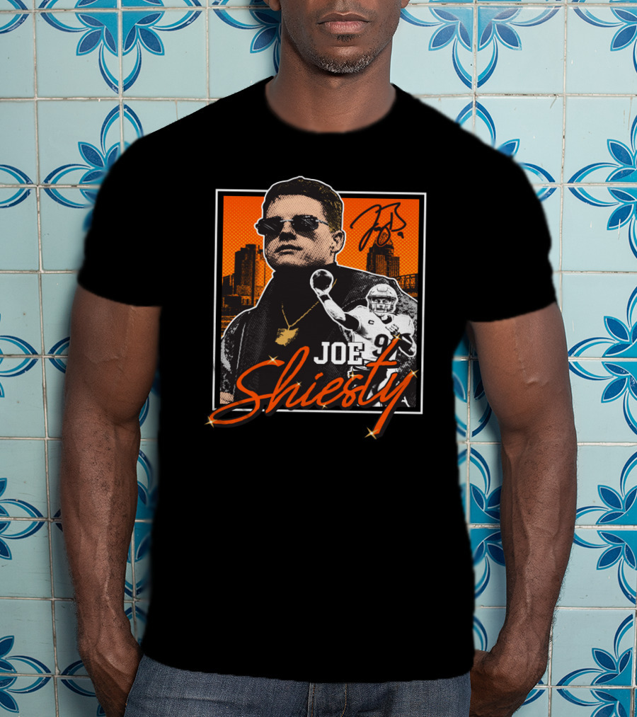 Joe Shiesty 9 Signature Urban Skyline Football T-Shirt