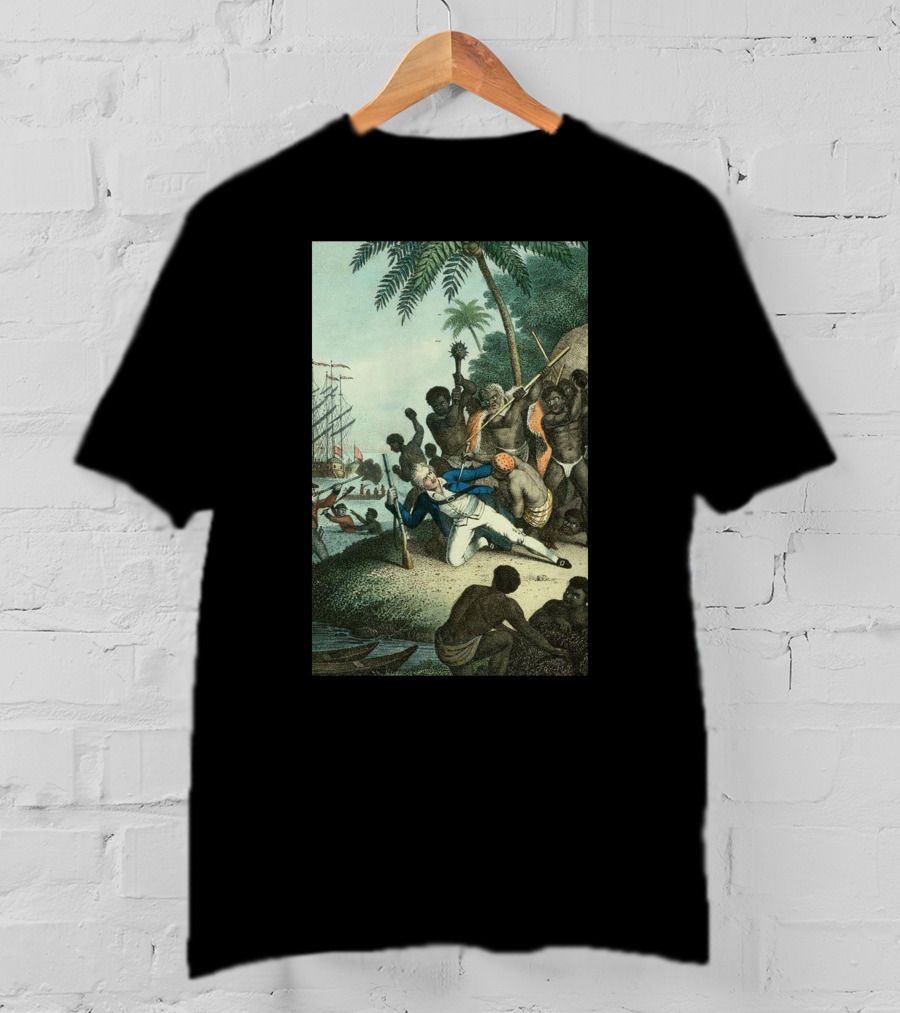 Hawaiians Killed Captain Cook Historic Encounter T-Shirt