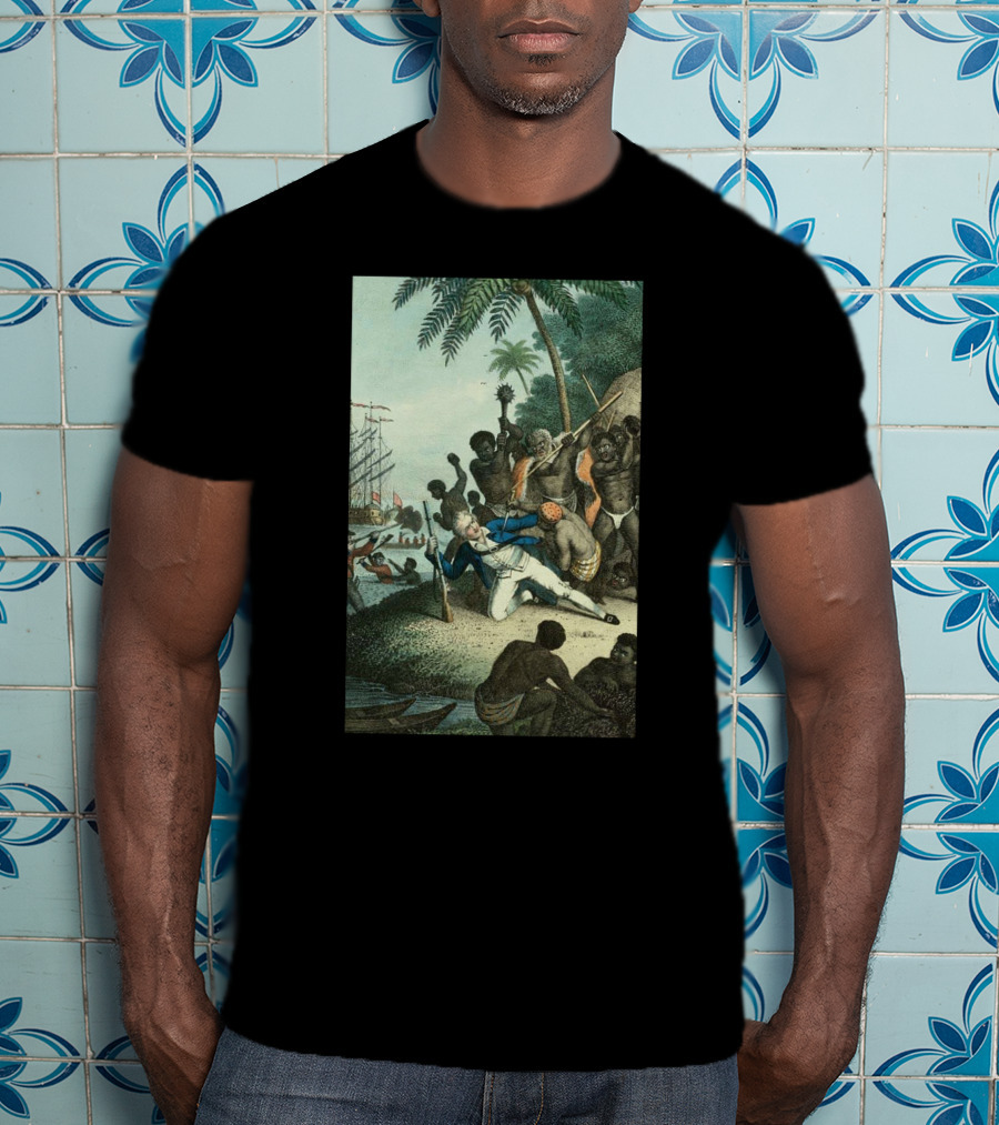Hawaiians Killed Captain Cook Historic Encounter T-Shirt