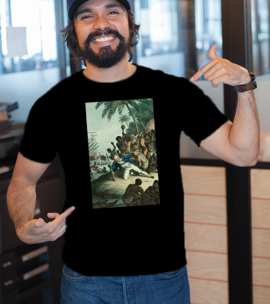 Hawaiians Killed Captain Cook Historic Encounter T-Shirt