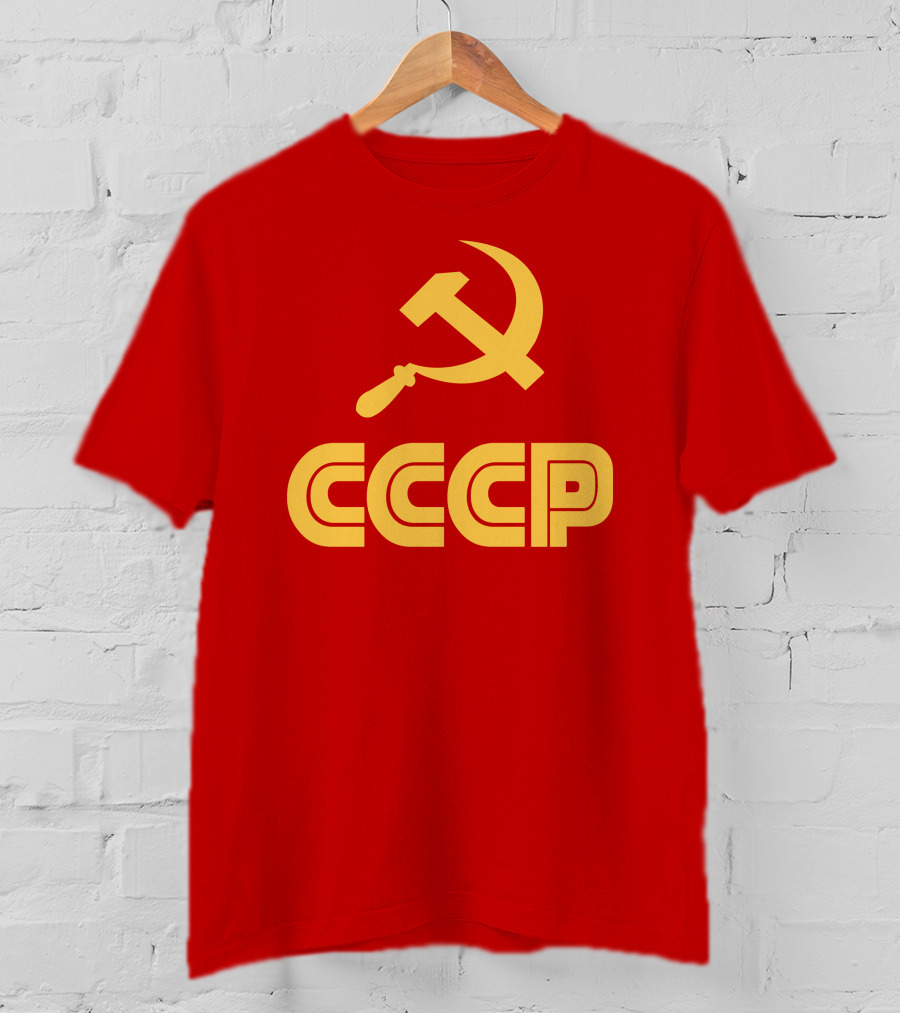 Schotthappens CCCP Soviet Hammer And Sickle Red T-Shirt