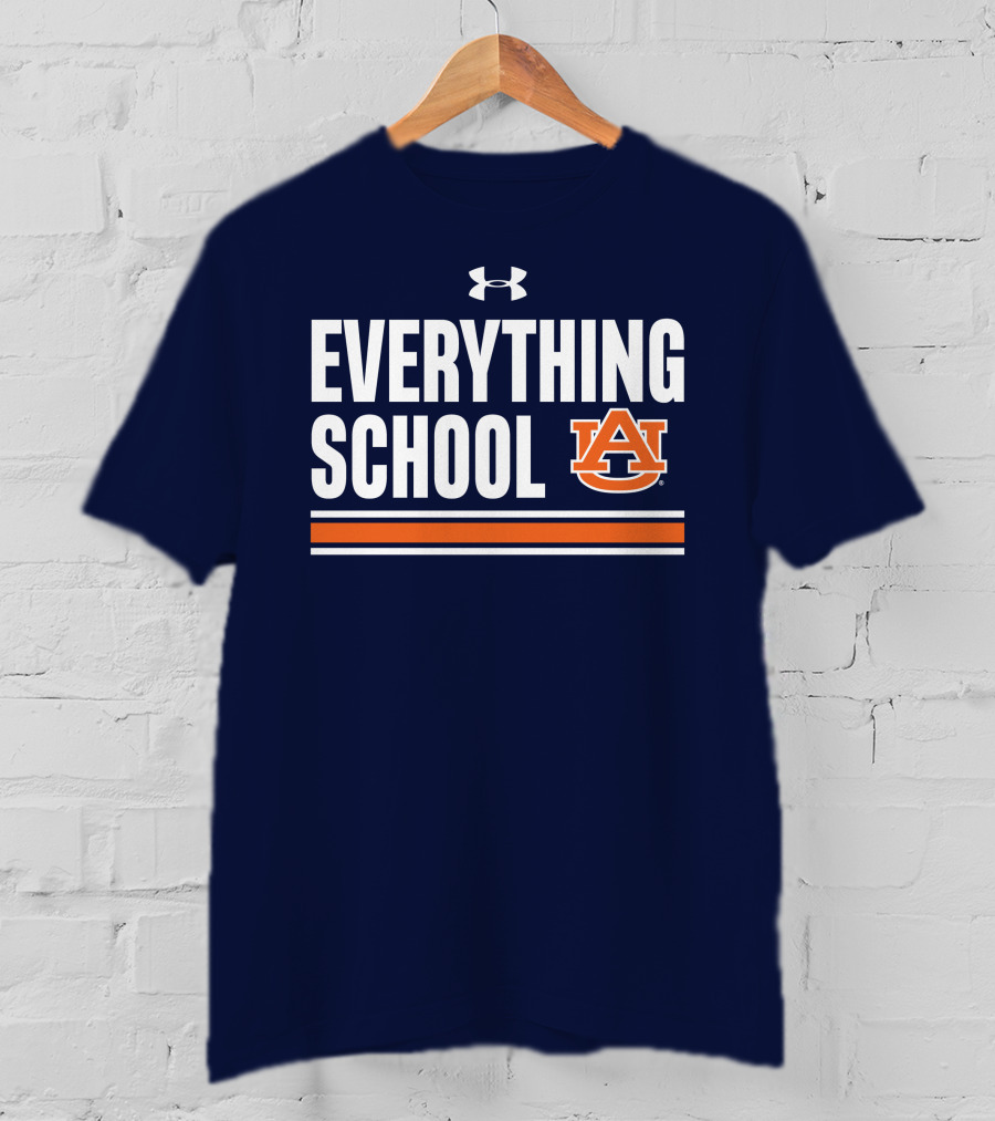 Auburn Football Everything School Under Armour AU T-Shirt