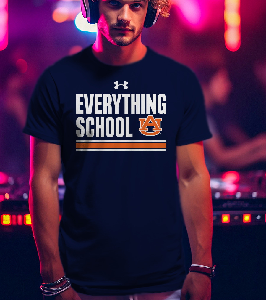 Auburn Football Everything School Under Armour AU T-Shirt