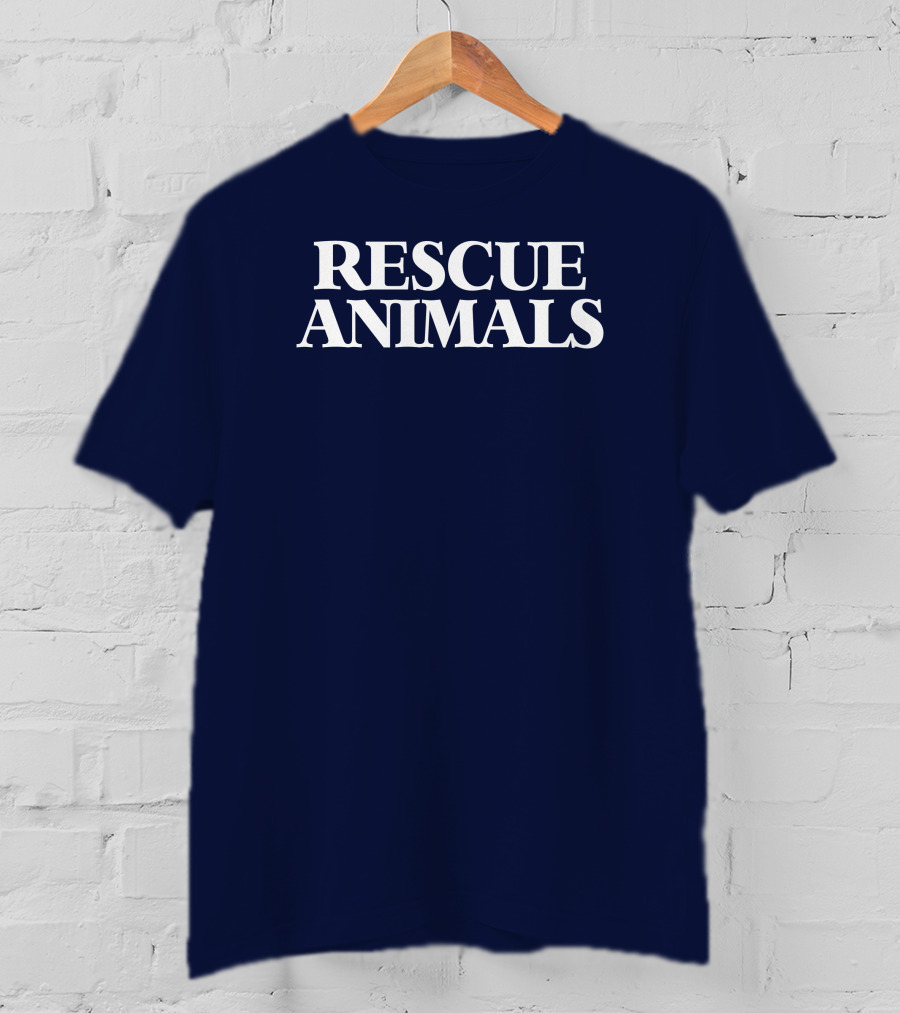 Vintagevegans Rescue Animals T-Shirt