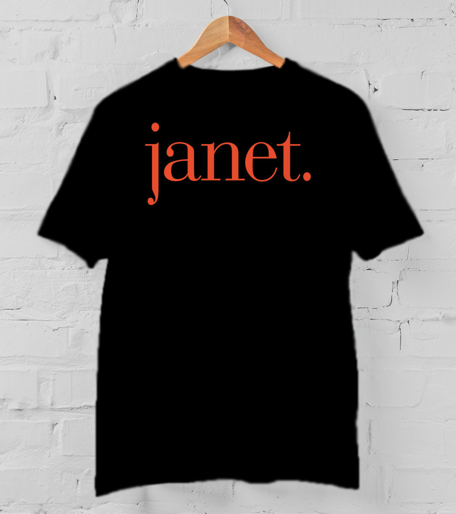 Matthew A Cherry Janet Typography T-Shirt