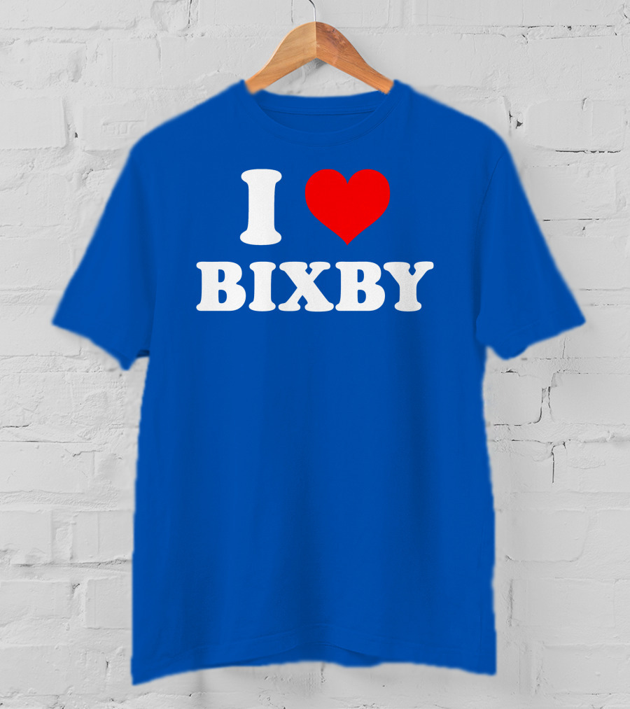 Agent47il I Love Bixby Heart T-Shirt
