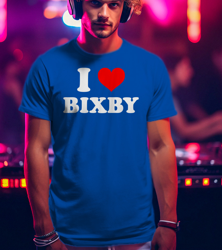 Agent47il I Love Bixby Heart T-Shirt
