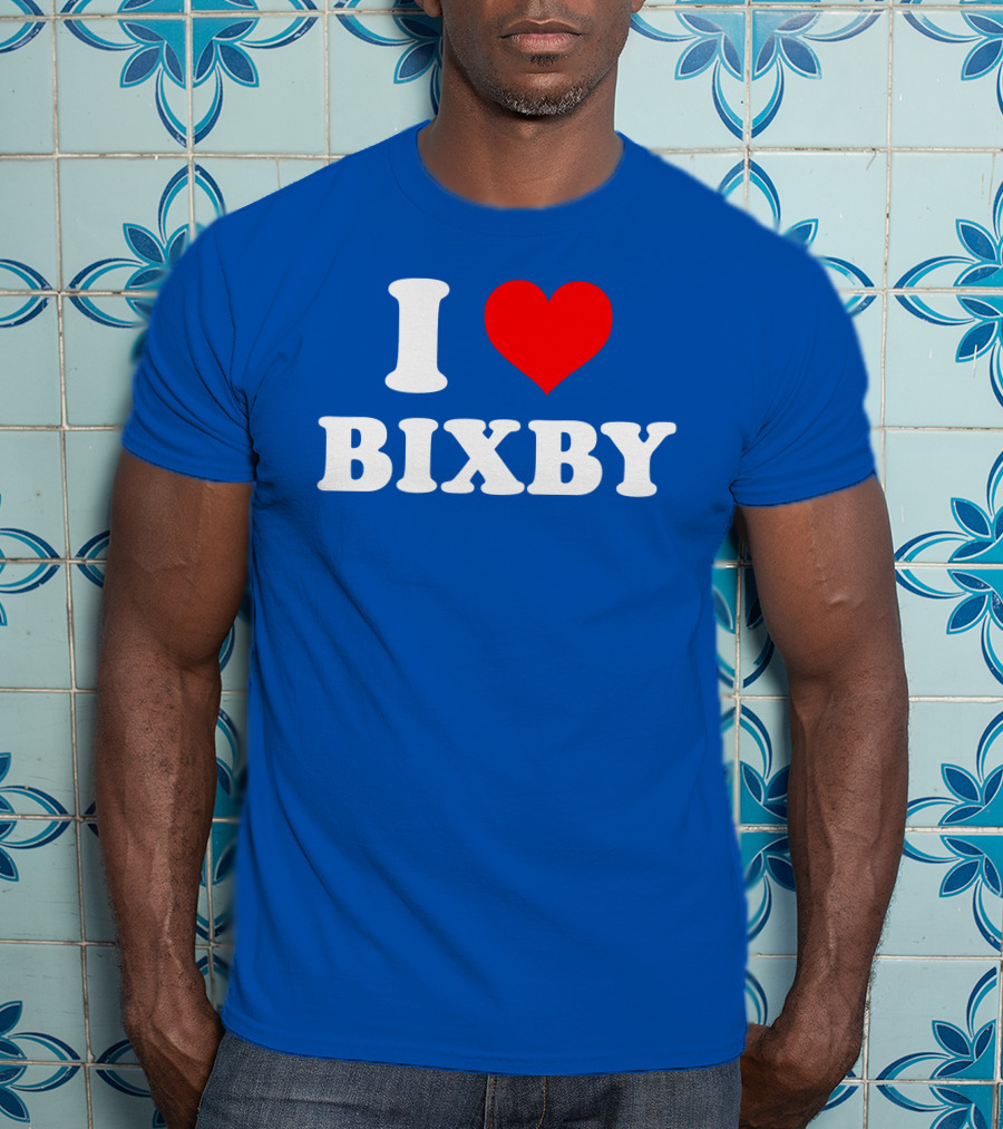 Agent47il I Love Bixby Heart T-Shirt