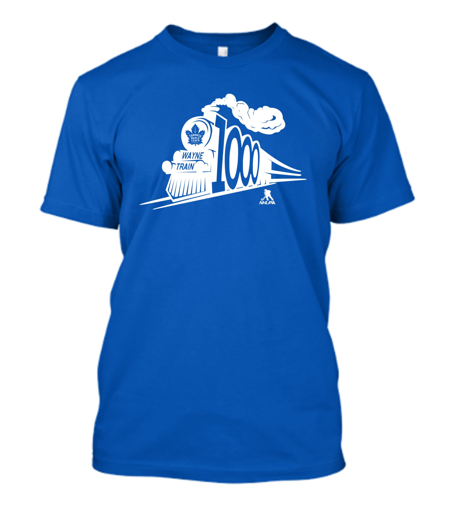 Toronto Maple Leafs Wayne Train NHLPA 1000th T-Shirt