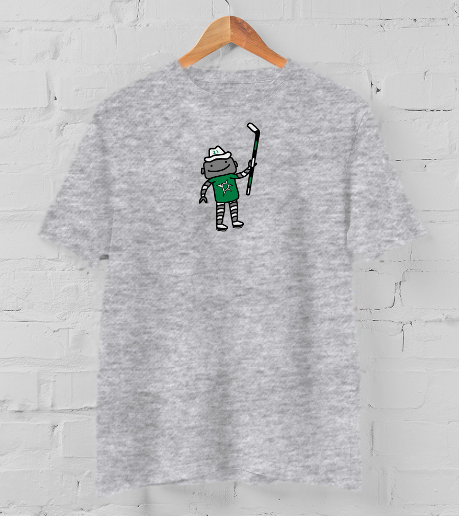 Dallas Stars 21 Otter Hockey Character Green Jersey T-Shirt