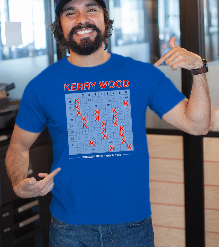 Kerry Wood Wrigley Field 20 Strikeouts May 6 1998 Scorecard T-Shirt