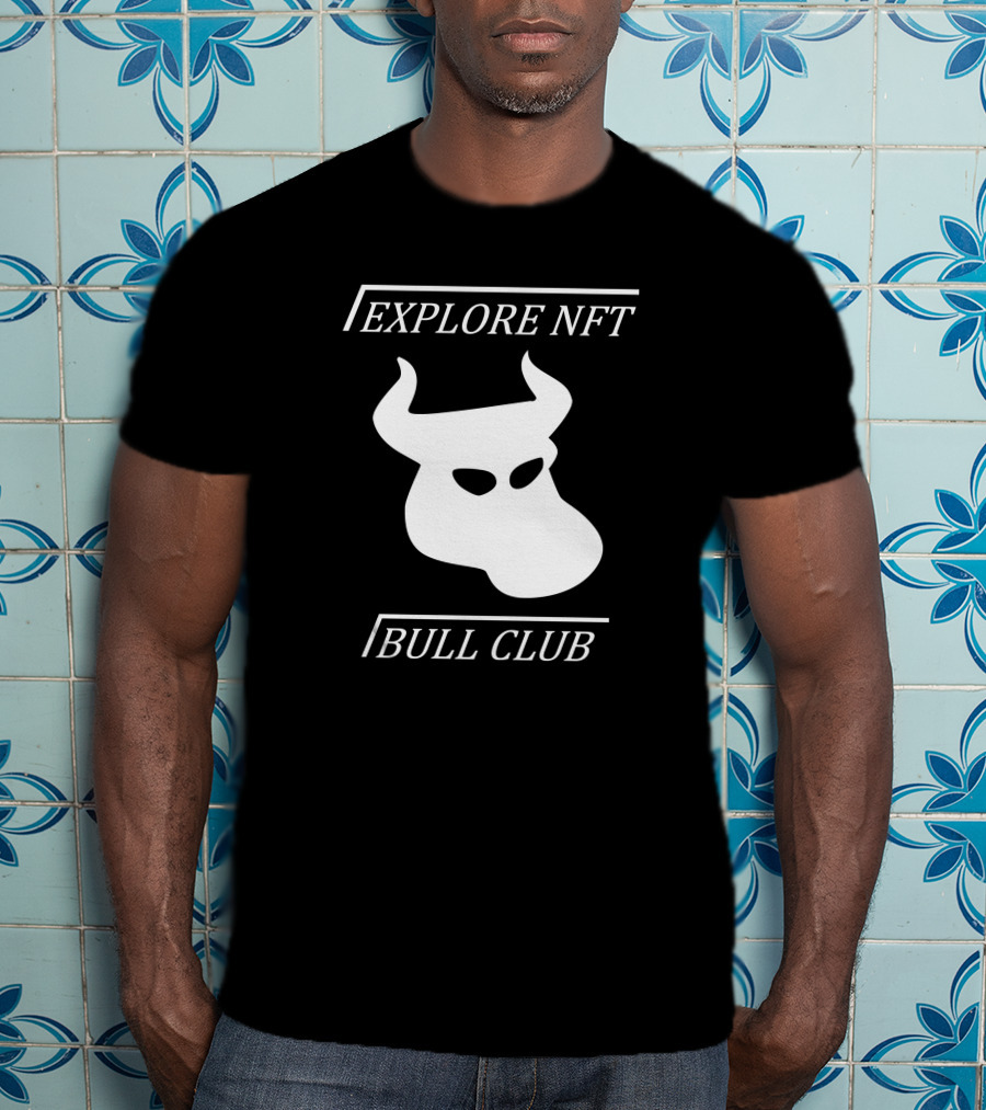 Explore NFT Bull Club Iconic Horned T-Shirt
