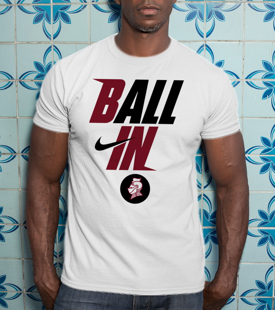 Ball In Bellarmine University Football Knight T-Shirt