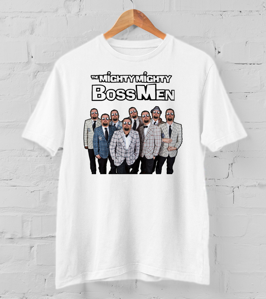 The Mighty Mighty Boss Men JaimsVanDerBeek Band Members In Suits T-Shirt
