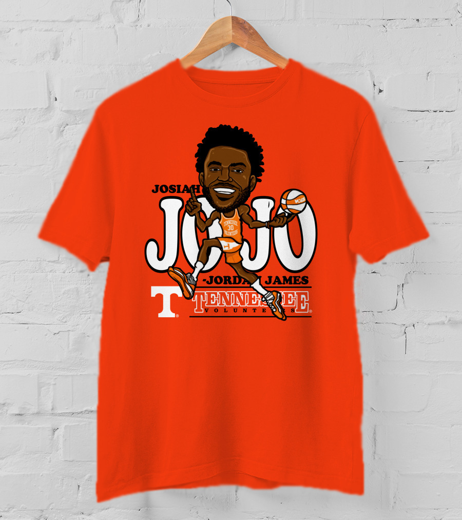 Josiah Jordan James JoJo Tennessee Volunteers Basketball T-Shirt