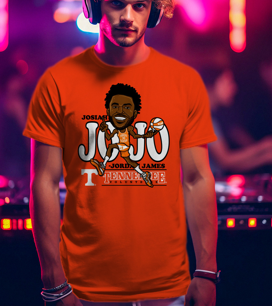 Josiah Jordan James JoJo Tennessee Volunteers Basketball T-Shirt