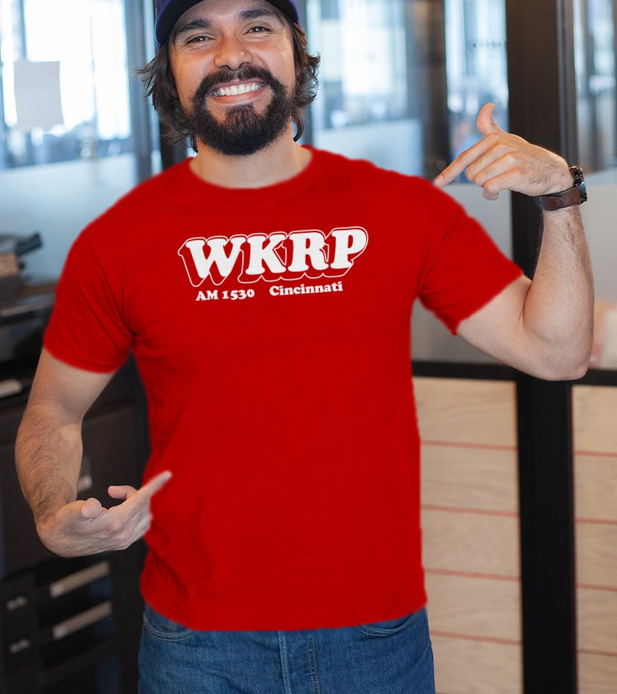 WKRP AM 1530 Cincinnati Super 70s Sports Radio T-Shirt