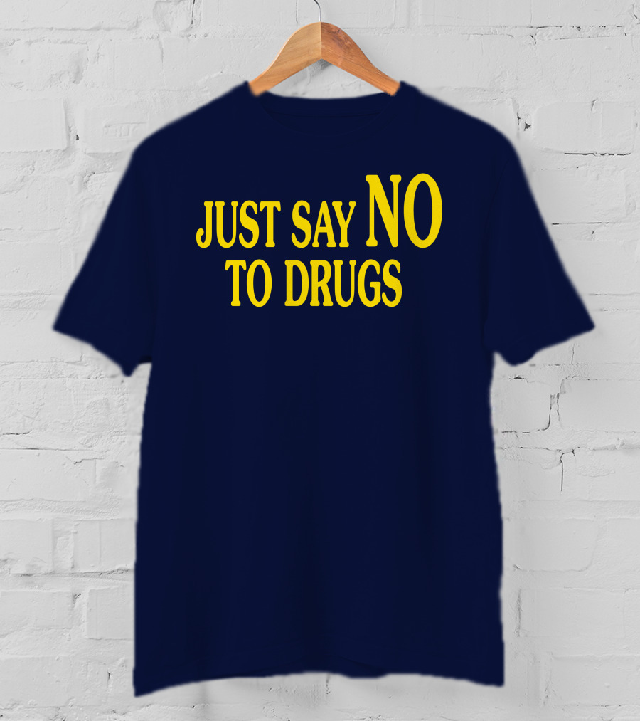 Lindsay Lohan Just Say No To Drugs Campaign Message T-Shirt