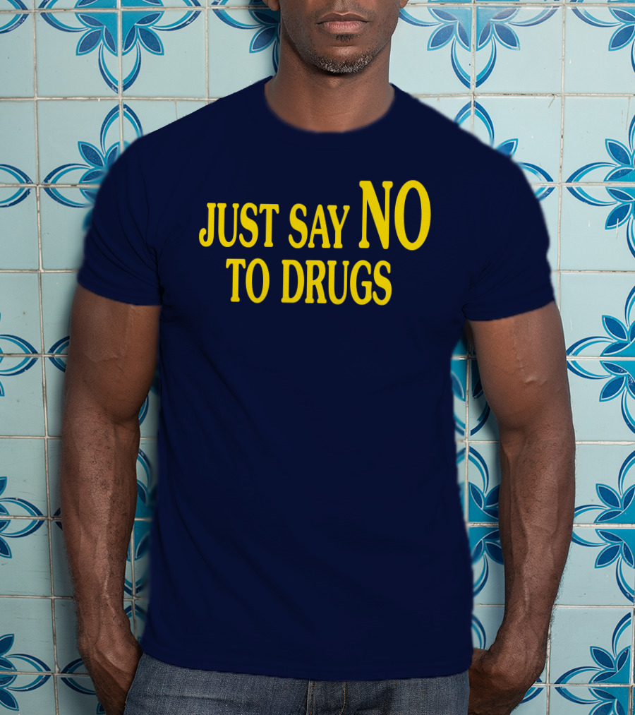 Lindsay Lohan Just Say No To Drugs Campaign Message T-Shirt