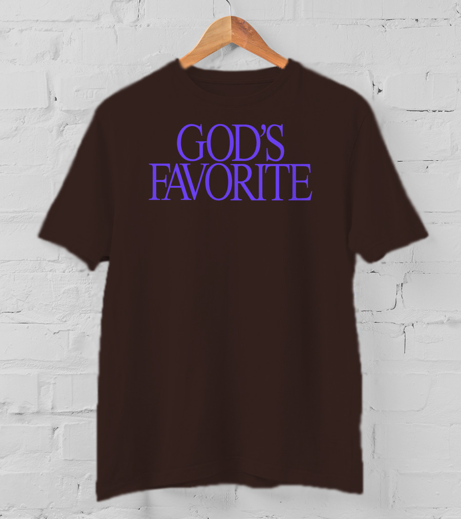Lilipropaganda God's Favorite Text In Bold Purple Letters T-Shirt
