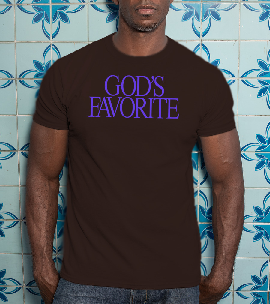 Lilipropaganda God's Favorite Text In Bold Purple Letters T-Shirt