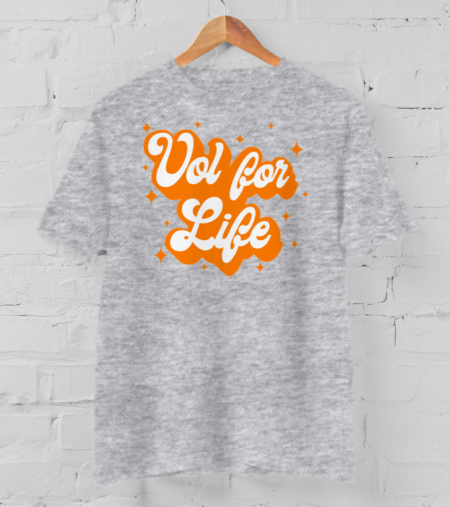 Vol For Life Alexis Foust Orange Sparkle T-Shirt