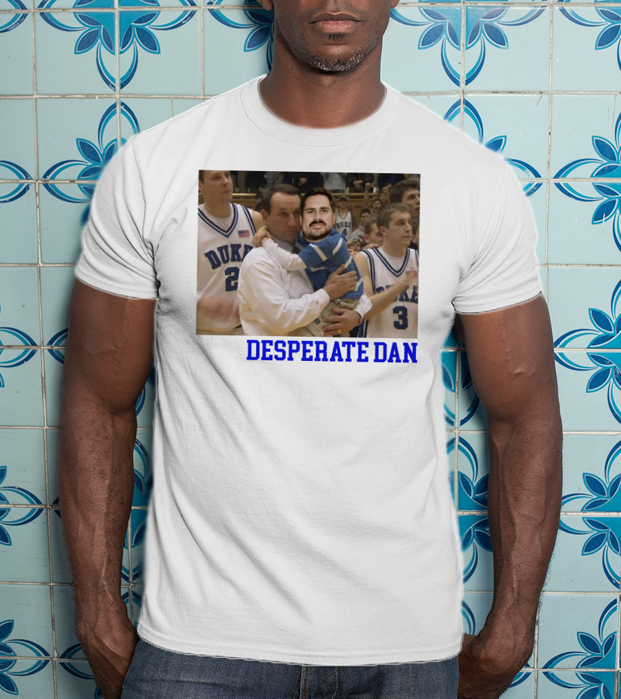 Desperate Dan Duke Basketball Marty Mush T-Shirt