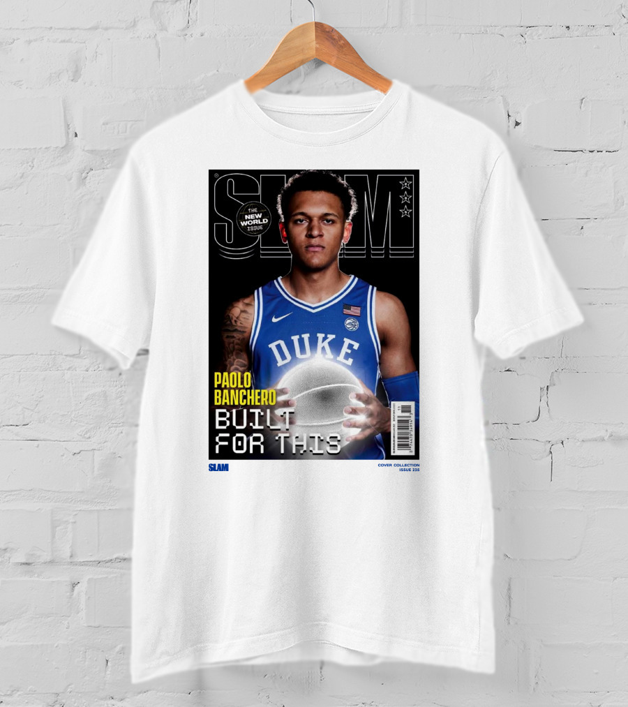 SLAM New World Issue Paolo Banchero Duke Built For This Issue 235 T-Shirt