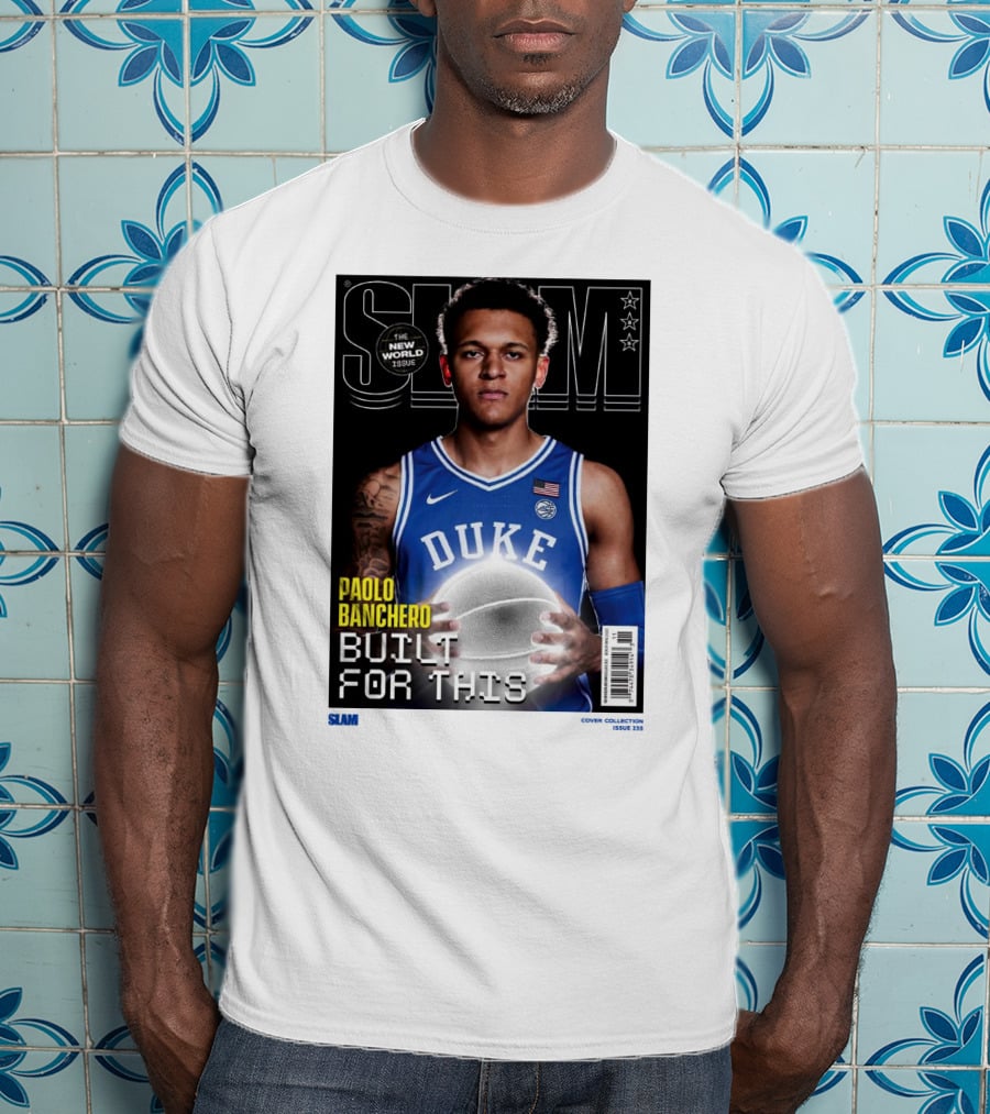 SLAM New World Issue Paolo Banchero Duke Built For This Issue 235 T-Shirt