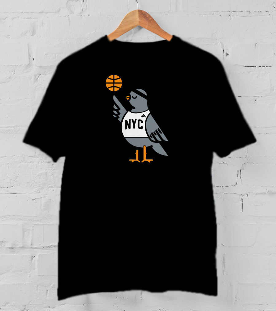 NWT NYC Pigeon Basketball JJ Redick T-Shirt