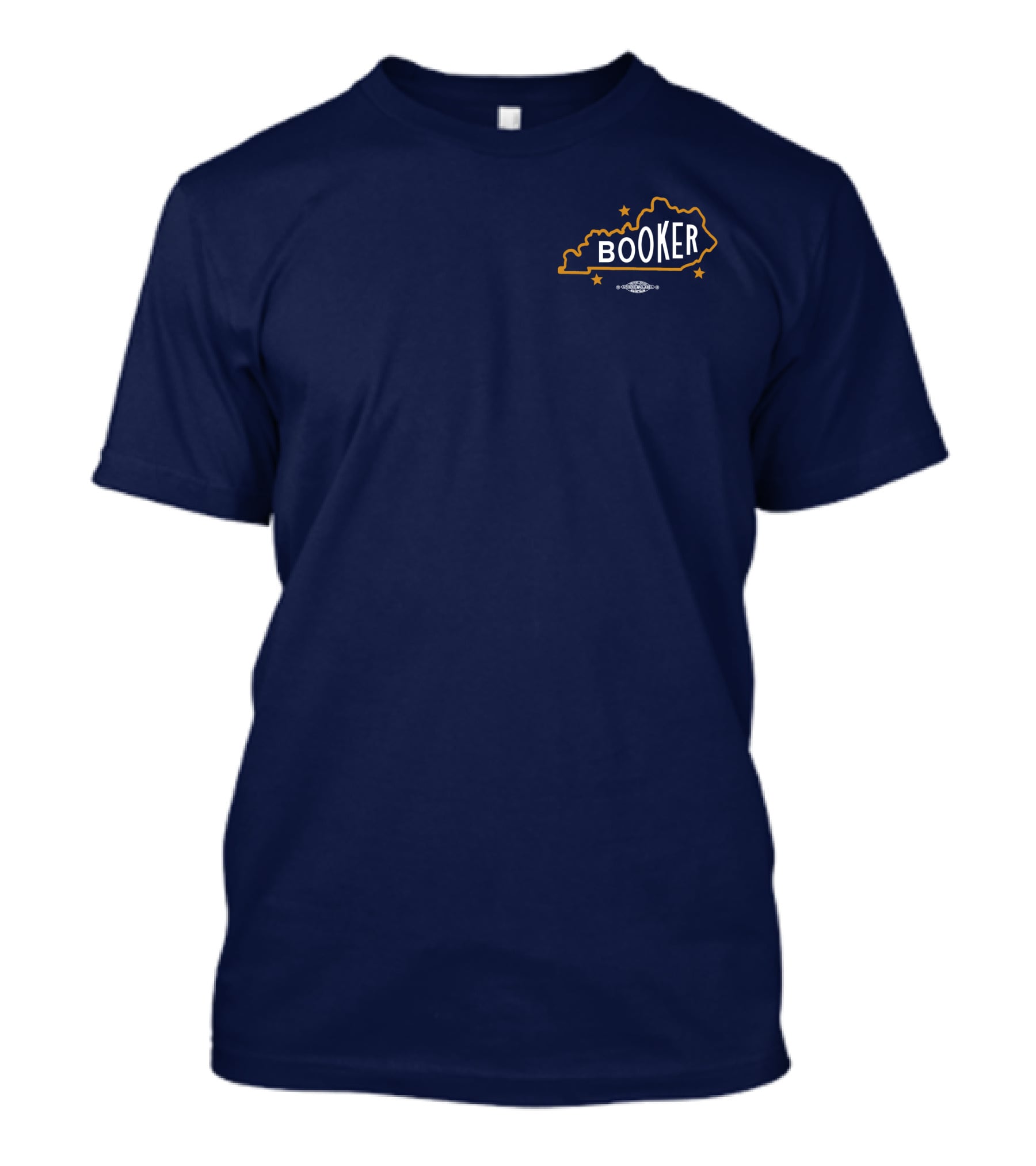 Booker Kentucky Outline With Stars Booker4ky Charles Booker Store T-Shirt