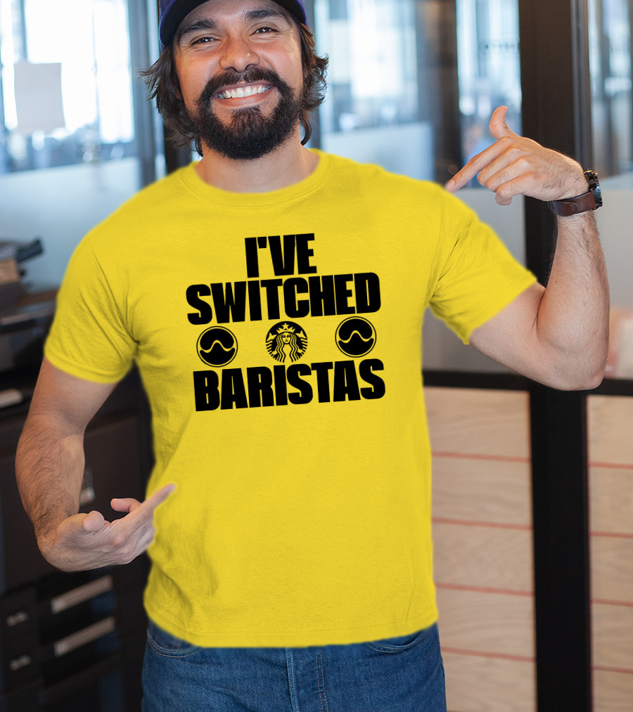 I've Switched Baristas Starbucks Pringles T-Shirt