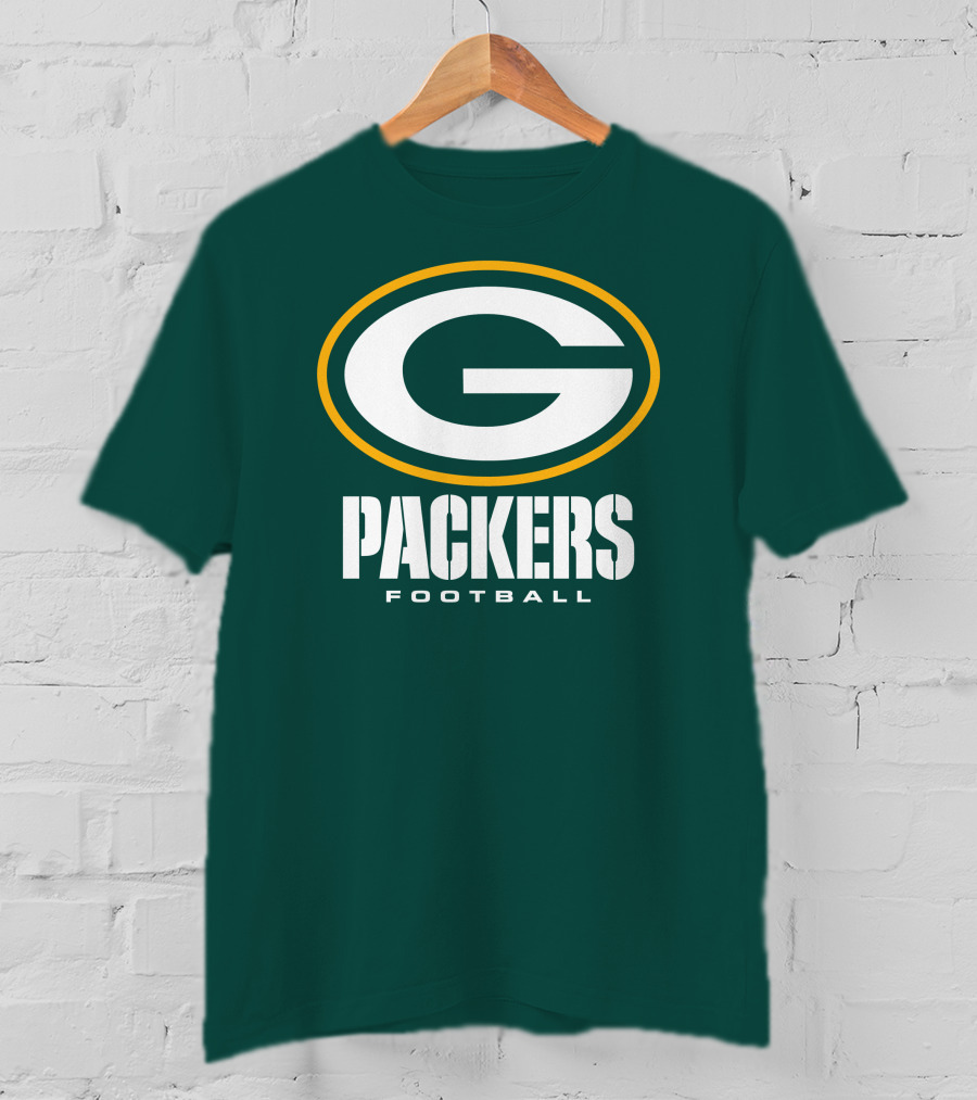 Green Bay Packers Football NFL Logo Packers Football T-Shirt