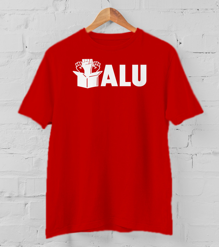 ALU Fist In Box Bold Red T-Shirt