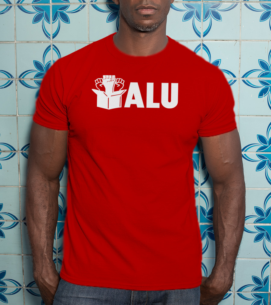 ALU Fist In Box Bold Red T-Shirt